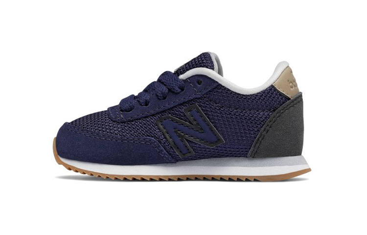 New Balance New Balance NB 501 Infant Slip Resistant Cushioning Abrasion Resistant Breathable Low top Toddler Shoes Navy Blue