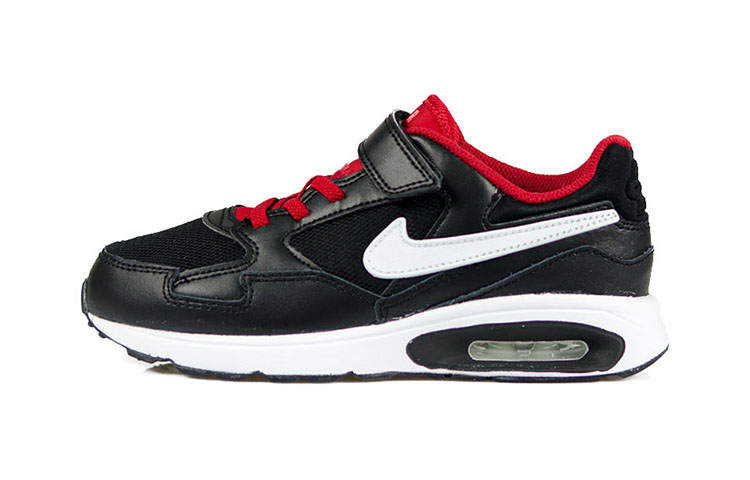 Nike Nike Air Max ST Kids Lifestyle Shoes Black Red Children Aged 3 7 Years Old