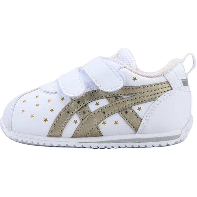 ASICS Suku Low top Toddler Shoes White Gold Infant And Toddler