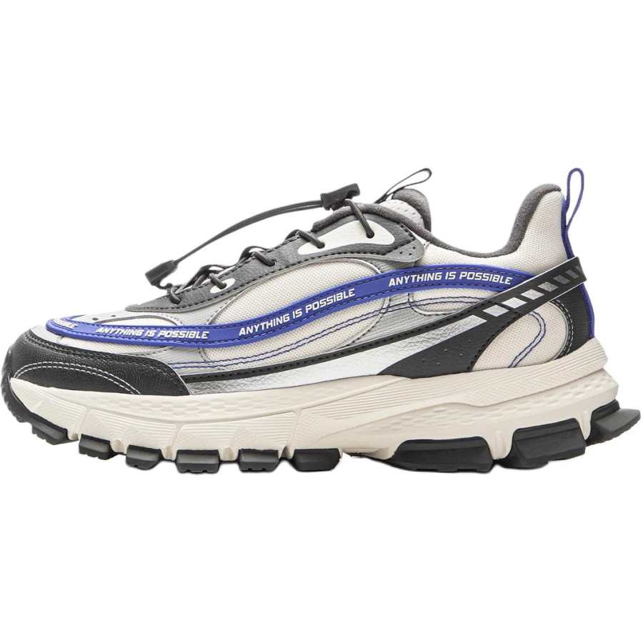 Li-Ning YOUNG Li Ning YOUNG Sports Life Collection Casual Shoes Beige Gray Teenagers