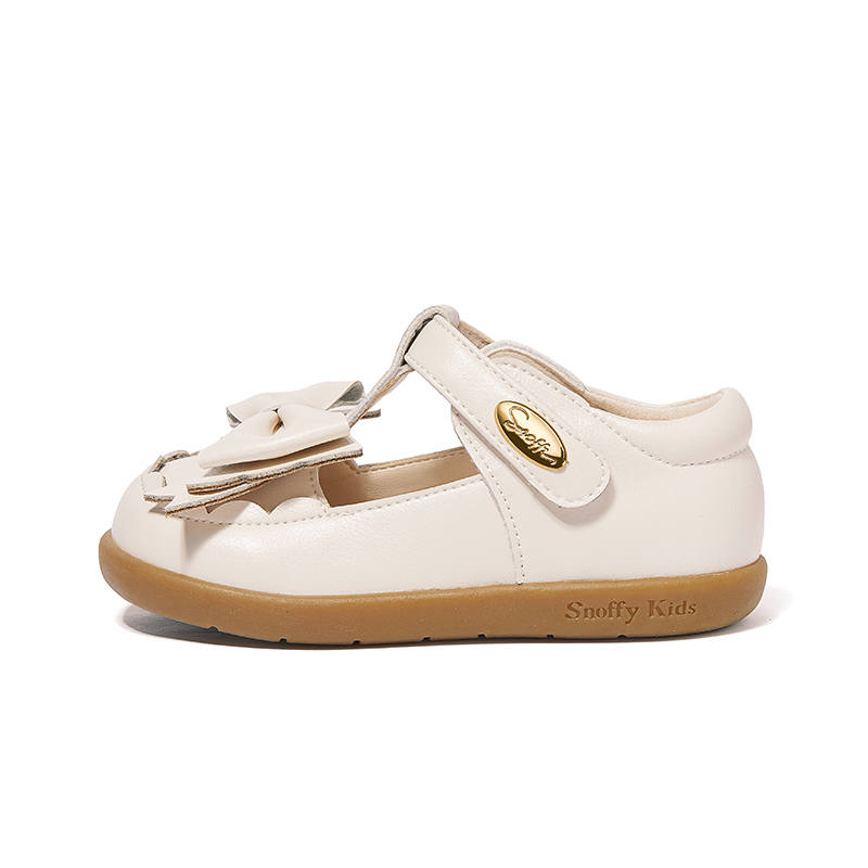 Snoffy Half Sugar Princess Collection Low top Kids' Leather Shoes Children Aged 3 7 Years Old