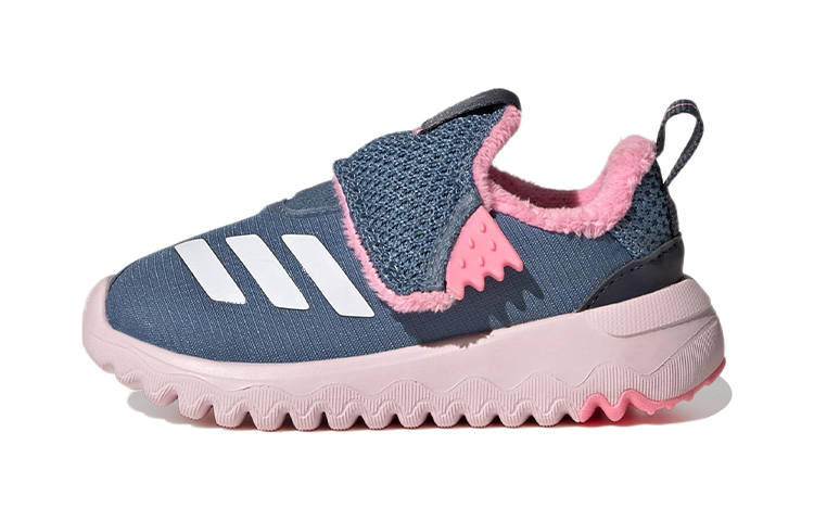 Adidas Adidas Suru365 Fleece Lined Comfortable Abrasion Resistant Abrasion Resistant Low top Toddler Shoes Blue Pink