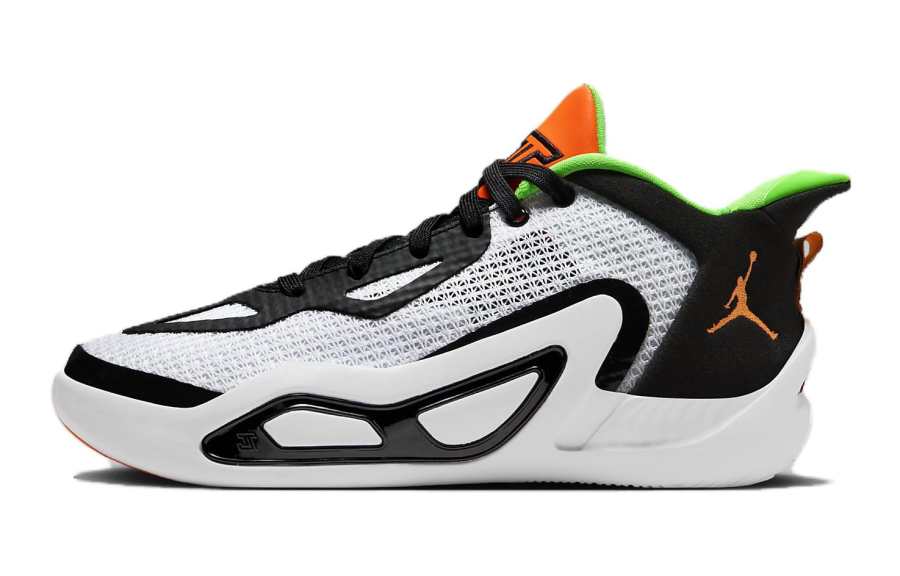 Jordan Jordan Tatum 1 Slip Resistant Abrasion Resistant Low top Basketball Shoes Black White Unisex