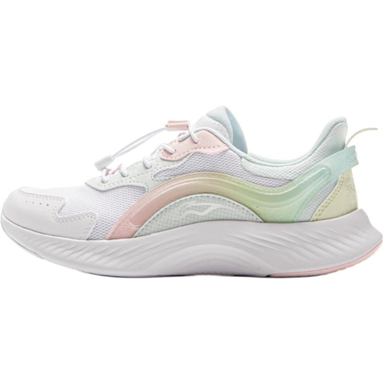 Li-Ning YOUNG Li Ning YOUNG Breathable Low top Casual Shoes White Blue Red Teenagers