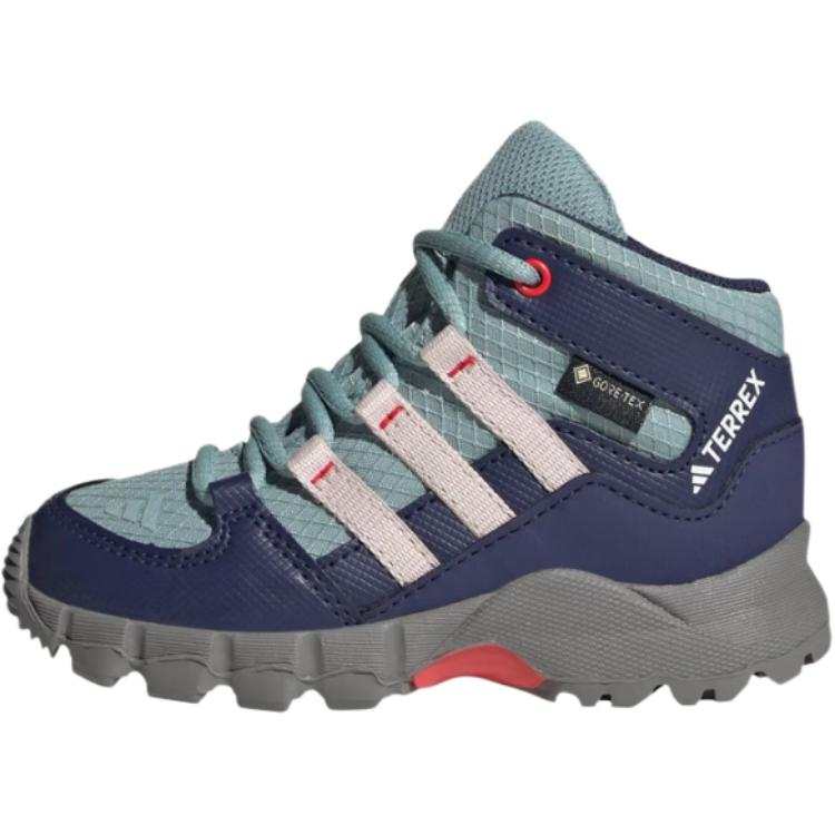 Adidas Adidas Terre Comfortable And Lightweight Wear resistant And Waterproof Mid top Outdoor Shoes Blue Kids'