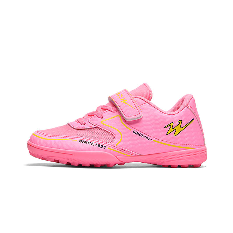Binary Binary Breathable Lightweight Cushioning Breathable Lightweight Cushioning Low top Soccer Shoes Pink Kids'