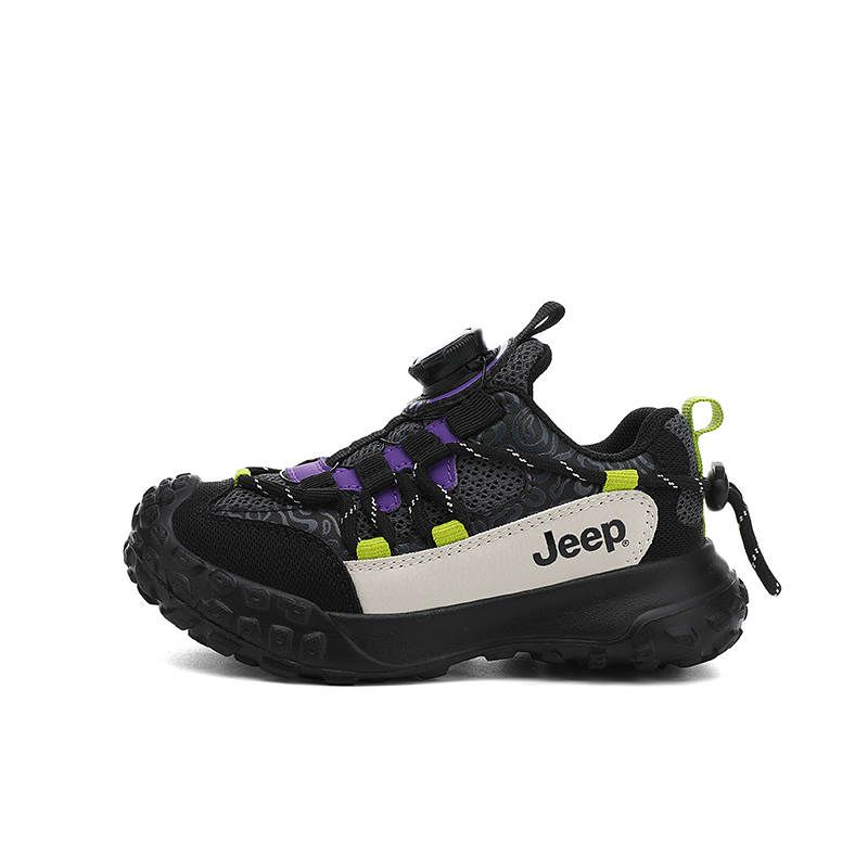 Jeep Running Collection Synthetic Leather Slip Resistant Anti Kick Abrasion Resistant Breathable Low top Running Shoes