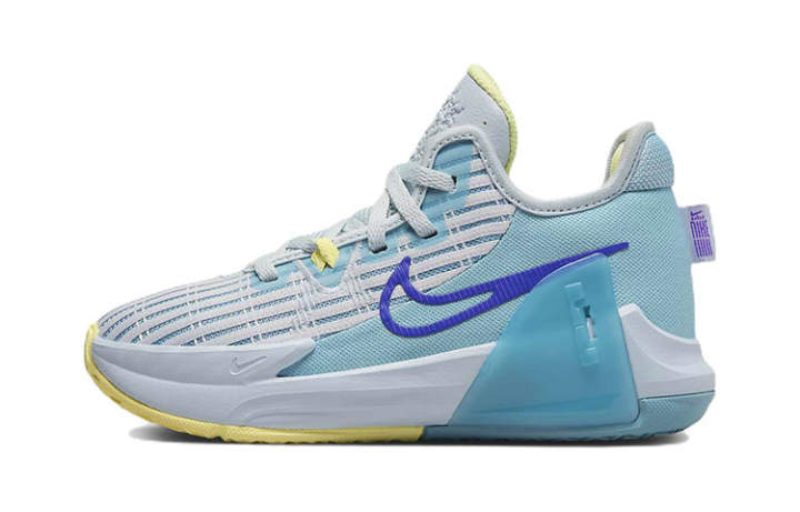 Nike Nike Low top Children's Basketball Shoes Gray Blue Children Aged 3 7 Years Old