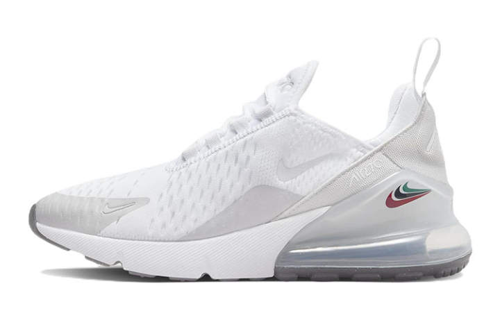 Nike Nike Air Max 270 Cushioning Abrasion Resistant Low top Casual Shoes White Unisex