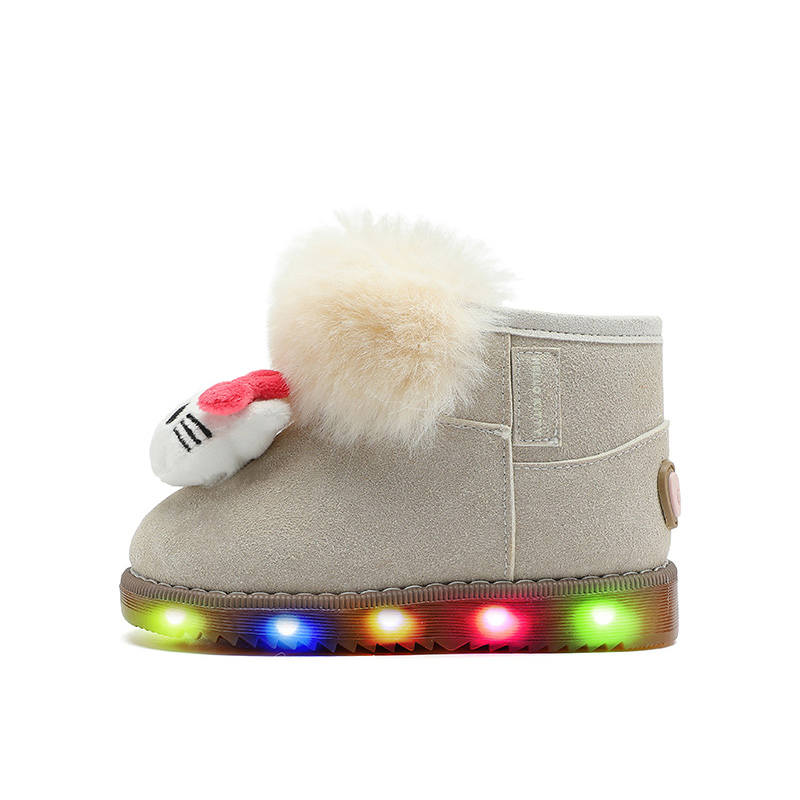 Sanrio Hello Kitty Hello Kitty Cushioning Lightweight Cushioning Thermal Balance Mid top Kids' Snow Boots Unisex