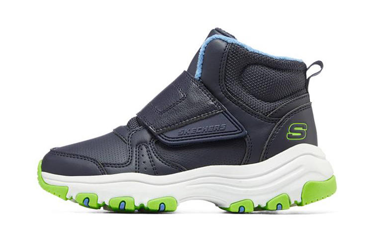 Skechers I Conik High top Kids Lifestyle Shoes Marine Blue Teenagers