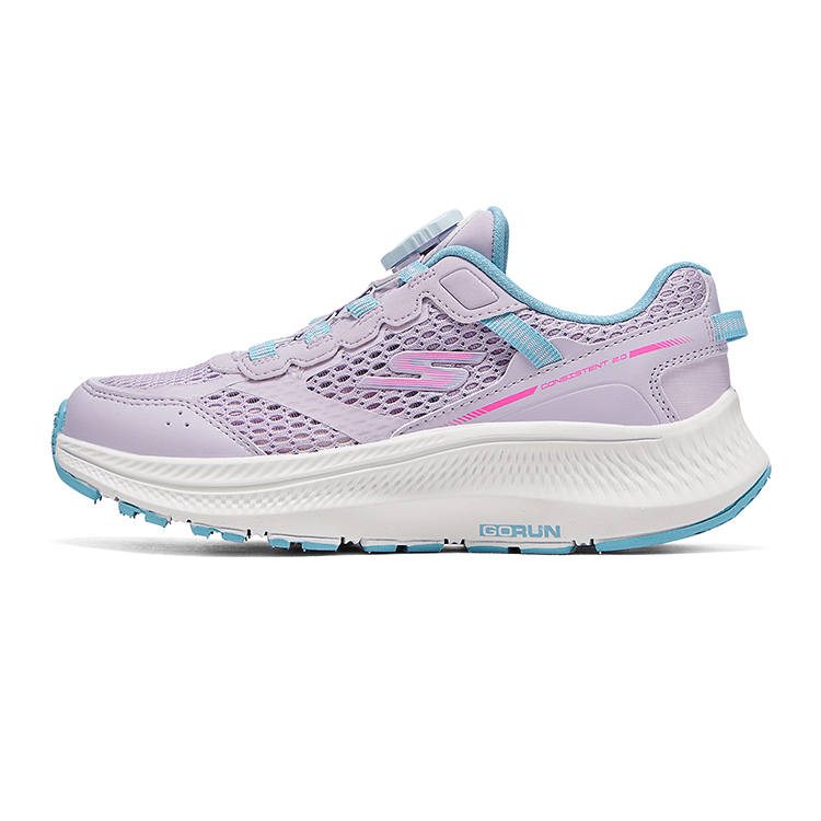 Skechers Kids Slip Resistant, Abrasion Resistant, Lightweight Cushioning Low top Kids' Running Shoes Lavender Kids'