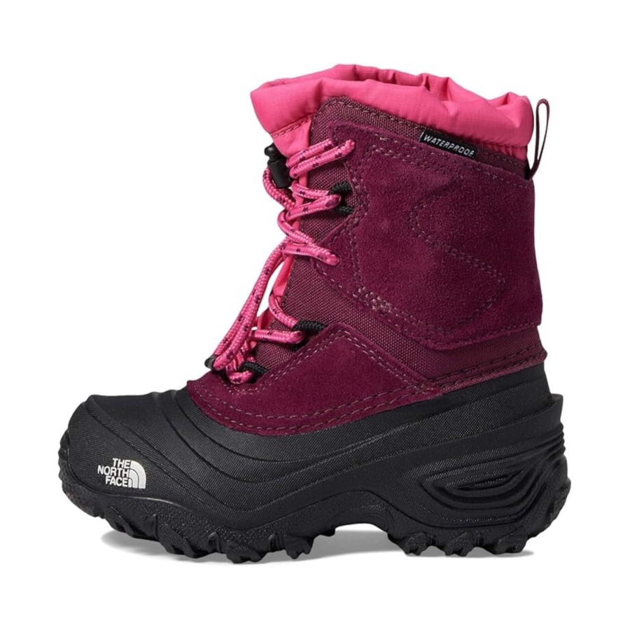 THE NORTH FACE Alpenglow 5 Cushioning Abrasion Resistant Cushioning, Wear Resistant High top Outdoor Shoes Purple Kids'