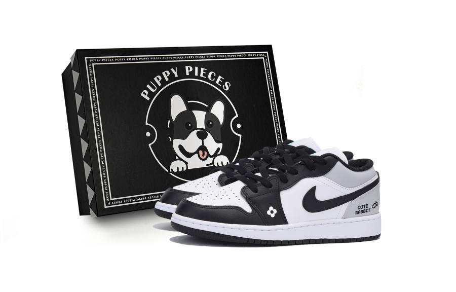 Jordan Jordan Air Jordan 1 Low Leather Low top Children's Basketball Shoes White Teenagers