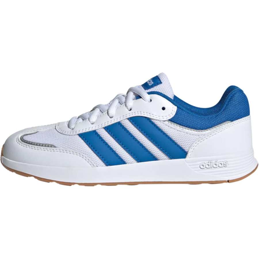 Adidas Adidas TENSAUR SWITCH Synthetic Leather Low top Kids' Skateboarding Shoes White Blue Kids'