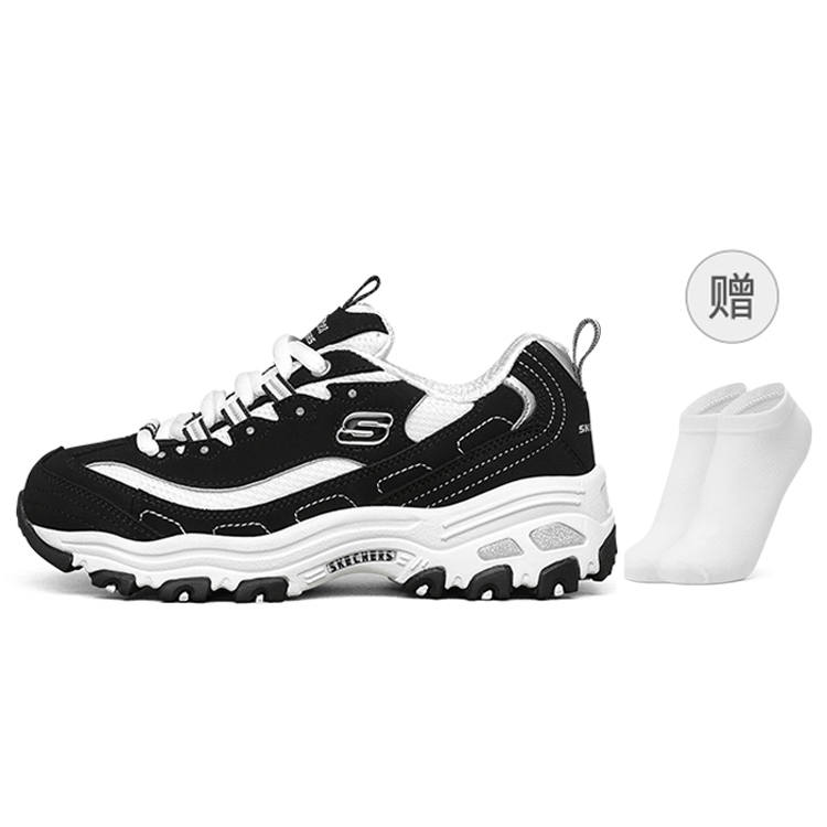 Skechers Kids Low top Kids Lifestyle Shoes Black White Teenagers