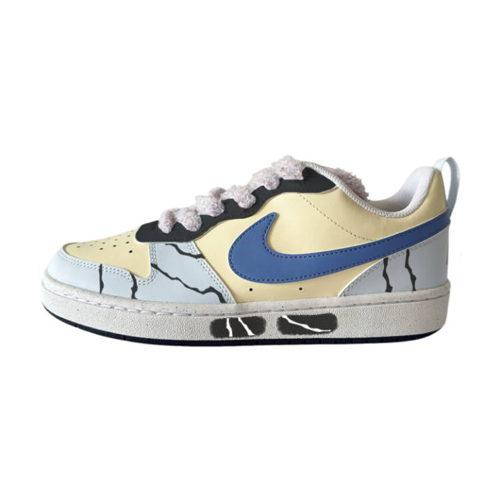 Nike Nike Court Borough Lightning Synthetic Leather Slip Resistant Cushioning Abrasion Resistant
