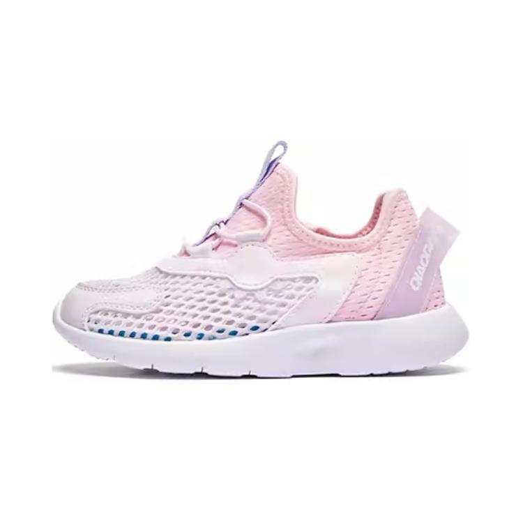 QIAODAN Slip Resistant Abrasion Resistant Low top Kids' Running Shoes Pink Children Aged 3 7 Years Old