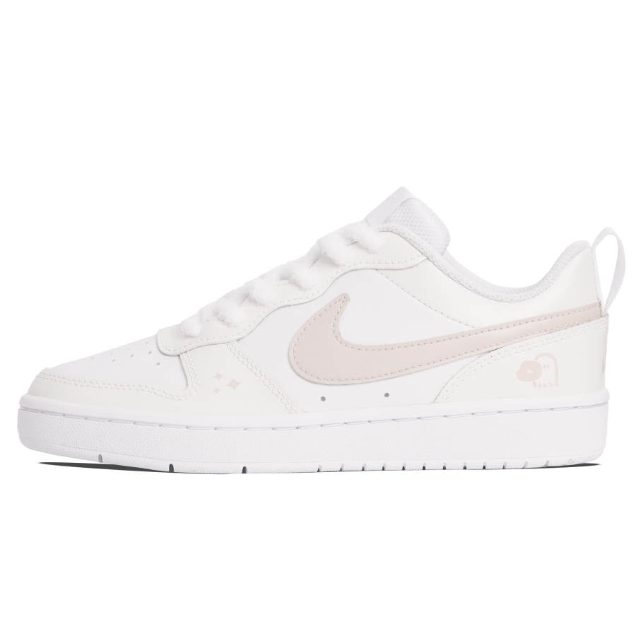 Nike Nike Court Borough Low 2 Leather Slip Resistant Cushioning Abrasion Resistant Low top Kids' Skateboarding Shoes
