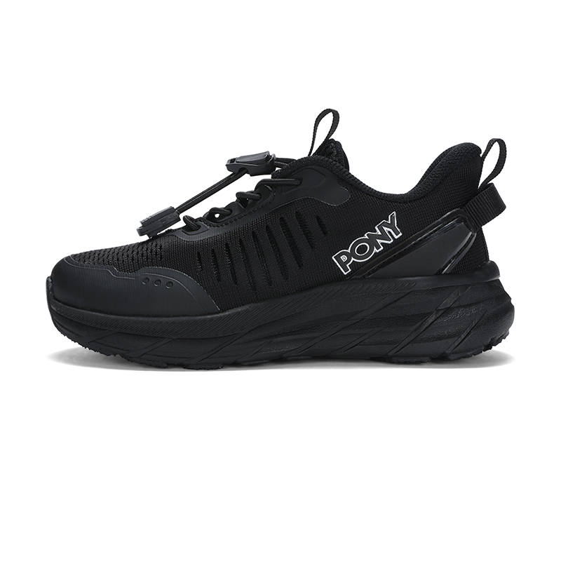 Pony Retro Sports Cushioning Breathable Low top Kids' Running Shoes Black Kids'