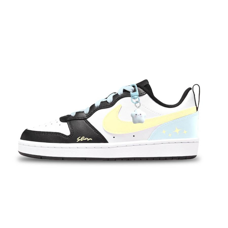 Nike Nike Court Borough Leather Abrasion Resistant Abrasion Resistant Low top Kids' Skateboarding Shoes Unisex
