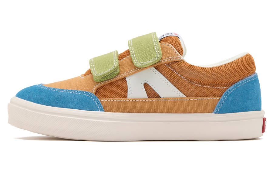 Vision Street Wear Canvas, Cow Leather Fashion Trend Breathable Low top Kids' Skateboarding Shoes Kids'