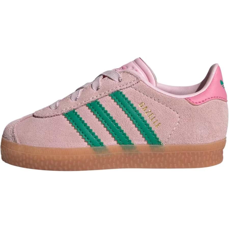 Adidas Originals Gazelle Suede Abrasion Resistant Cushioning Low top Toddler Shoes Pink Infant And Toddler