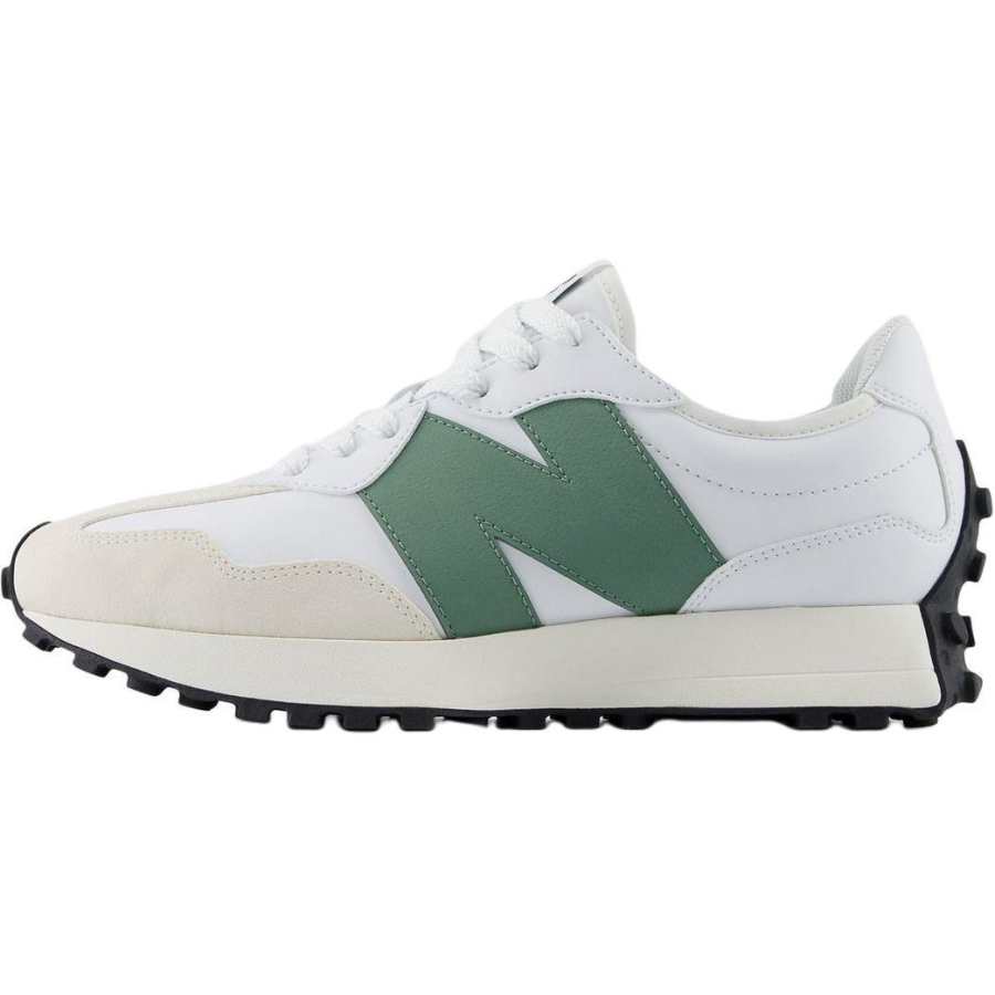 New Balance New Balance NB 327 Soft And Comfortable Low top Kids' Running Shoes White Green Teenagers