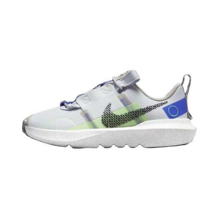 Nike Nike Crater Impact Low top Running Shoes Gray White Children Aged 3 7 Years Old