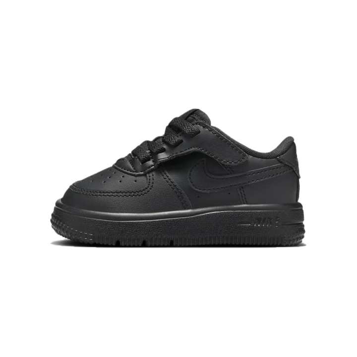 Nike Nike Air Force 1 EasyOn Comfortable Slip Resistant Abrasion Resistant Low top Toddler Shoes Black Infant And Toddler