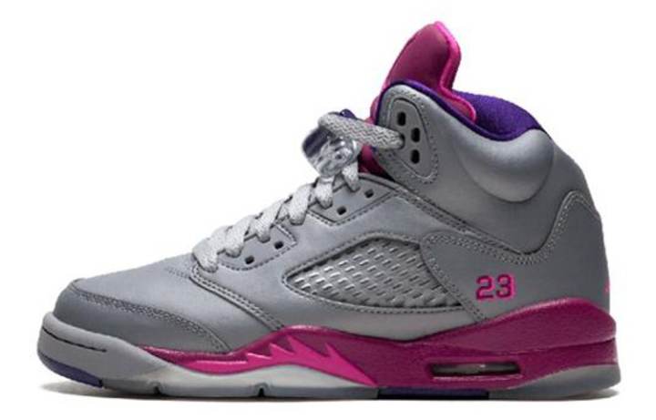 Jordan Jordan 5 Retro Cement Grey Pink GS