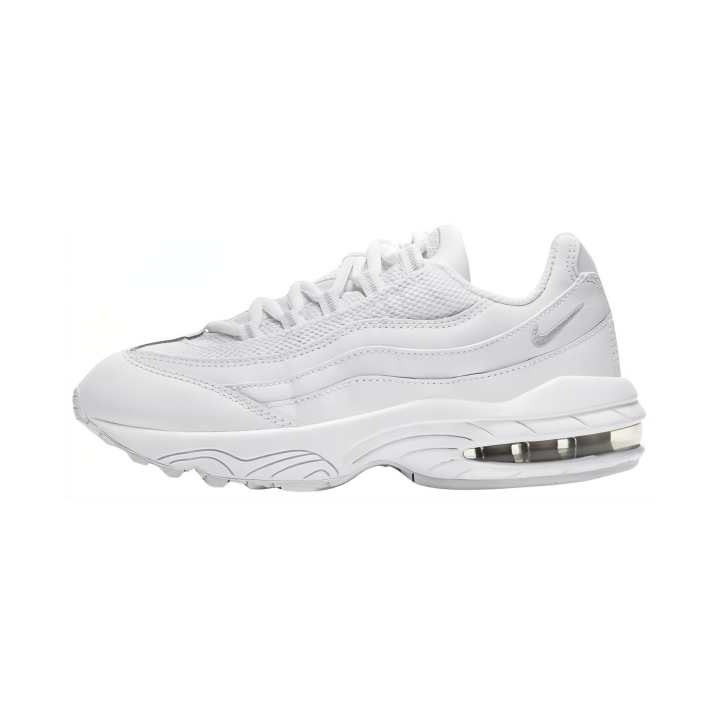Nike Nike Air Max 95 Kids Lifestyle Shoes White Silver Children Aged 3 7 Years Old