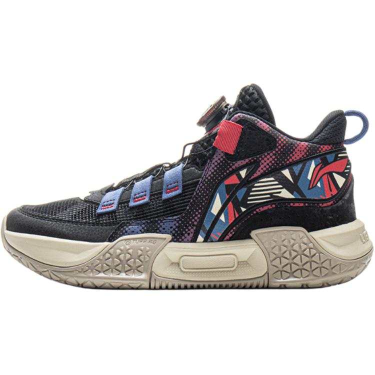 Li-Ning YOUNG Li Ning YOUNG Basketball Slip Resistant Children's Basketball Shoes Black/Rich Berry Red Kids'