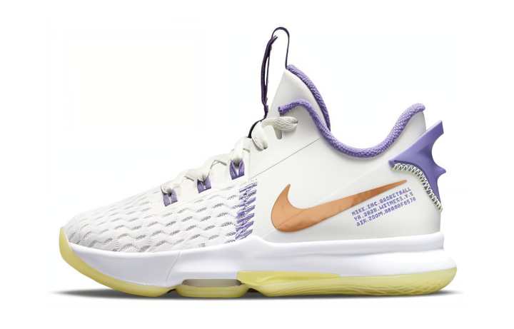 Nike Nike LeBron Witness 5 White Light Zitron GS