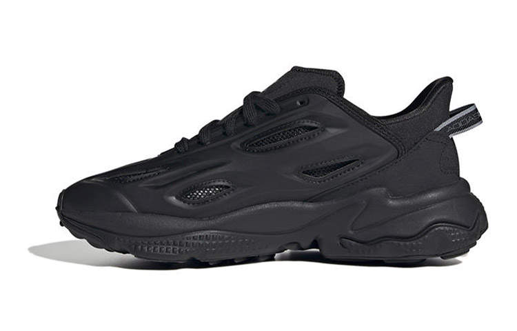 Adidas Originals Ozweego J Slip Resistant And Breathable Support Kids Lifestyle Shoes Black Teenagers