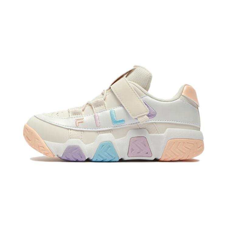 FILA KIDS Low top Children's Basketball Shoes Pink White Children Aged 3 7 Years Old