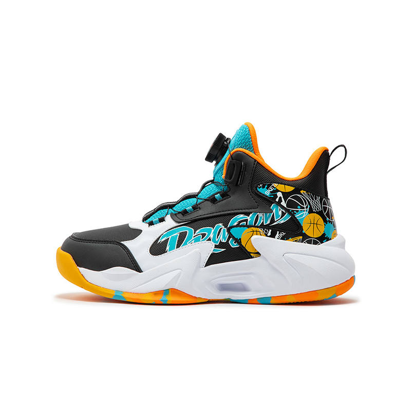 XTEP XTEP Mid top Basketball Shoes Black Blue