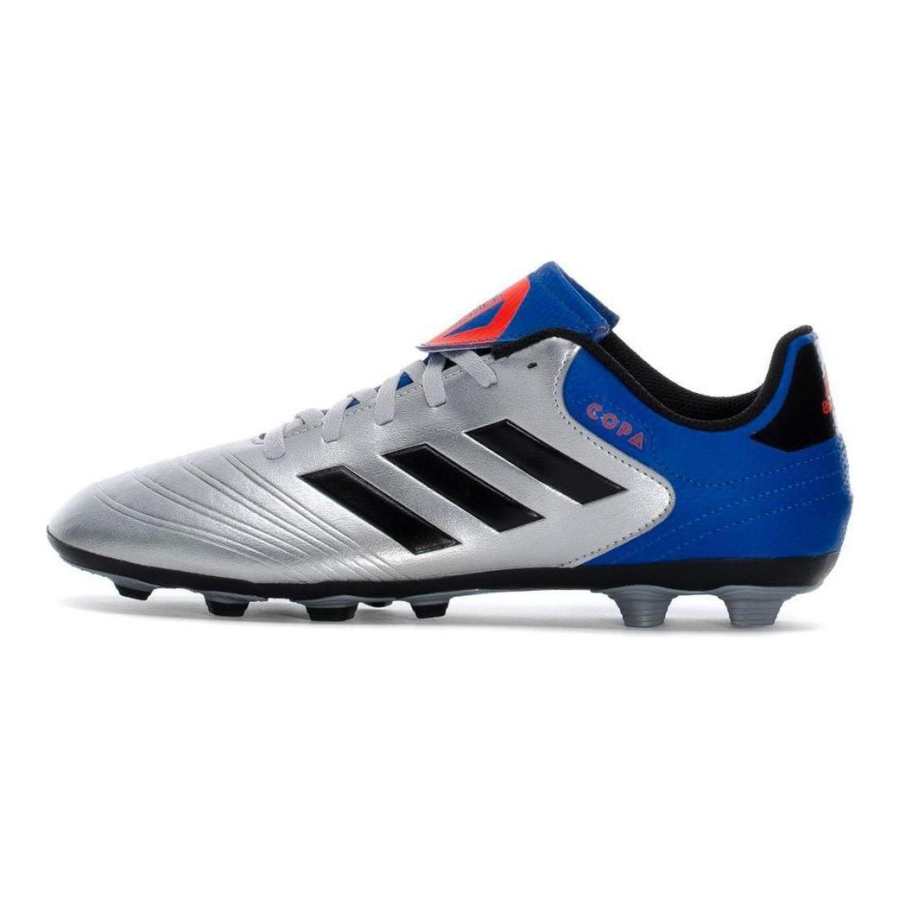 Adidas Adidas COPA 18.4 FXG J Slip Resistant Abrasion Resistant Low top Kids' Soccer Shoes Silver Kids'