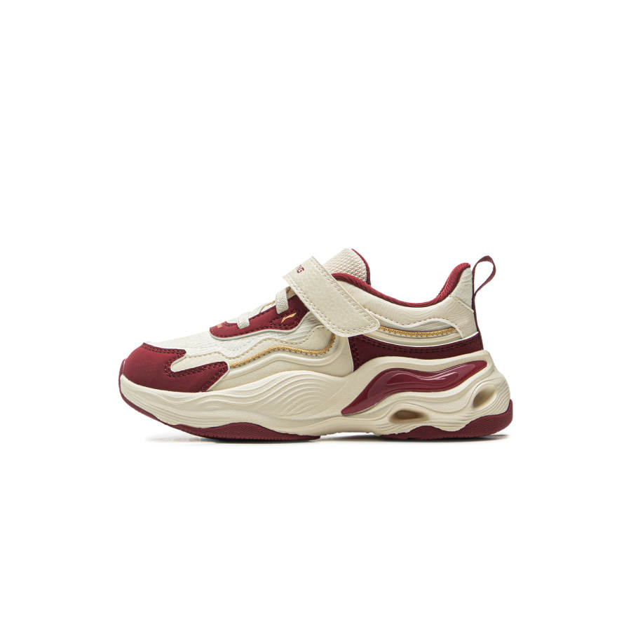Li-Ning YOUNG Li Ning YOUNG Sports Life Collection Low top Kids Lifestyle Shoes Beige Red Kids'