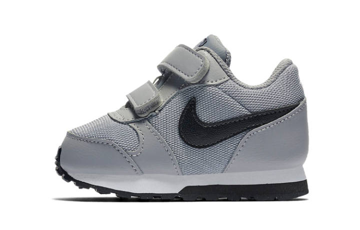 Nike Nike MD Runner 2 Comfortable Slip Resistant Cushioning Abrasion Resistant Low top Toddler Shoes Black Gray