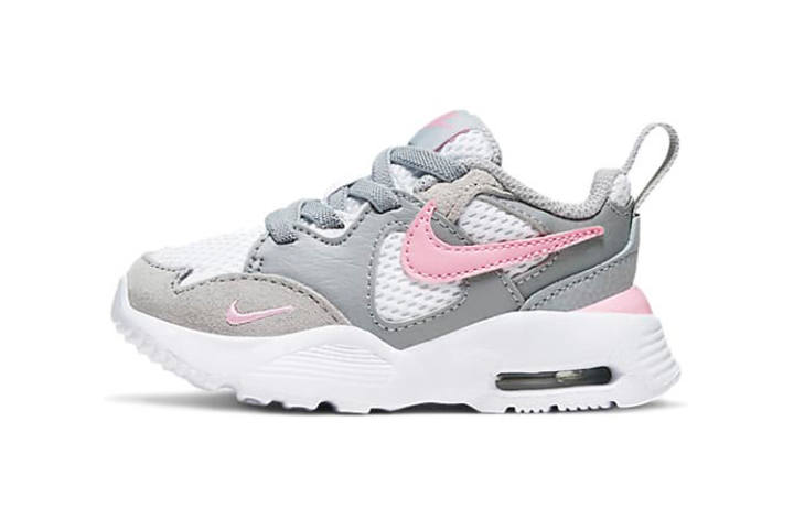 Nike Nike Air Max Fusion Low top Running Shoes White Gray Pink Infant And Toddler