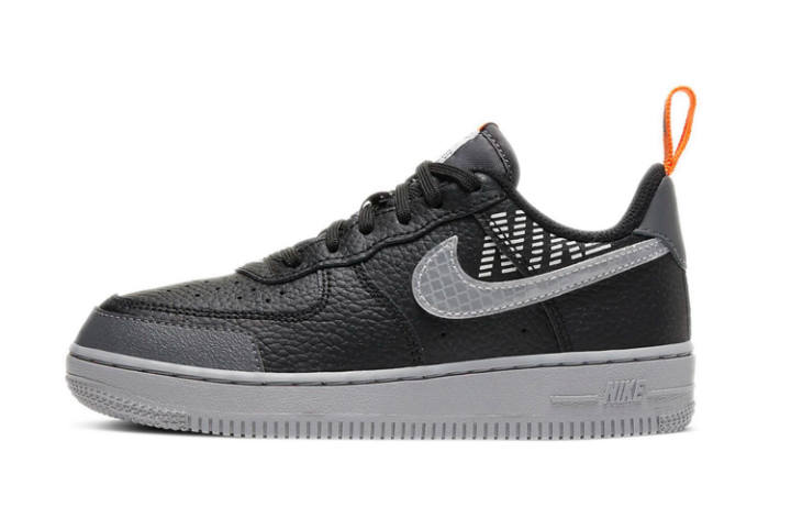 Nike Nike Air Force 1 LV8 2 Low top Skateboard Shoes Black Children Aged 3 7 Years Old