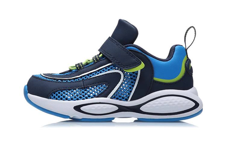 Li-Ning YOUNG Li Ning Low top Kids' Running Shoes Blue Children Aged 3 7 Years Old
