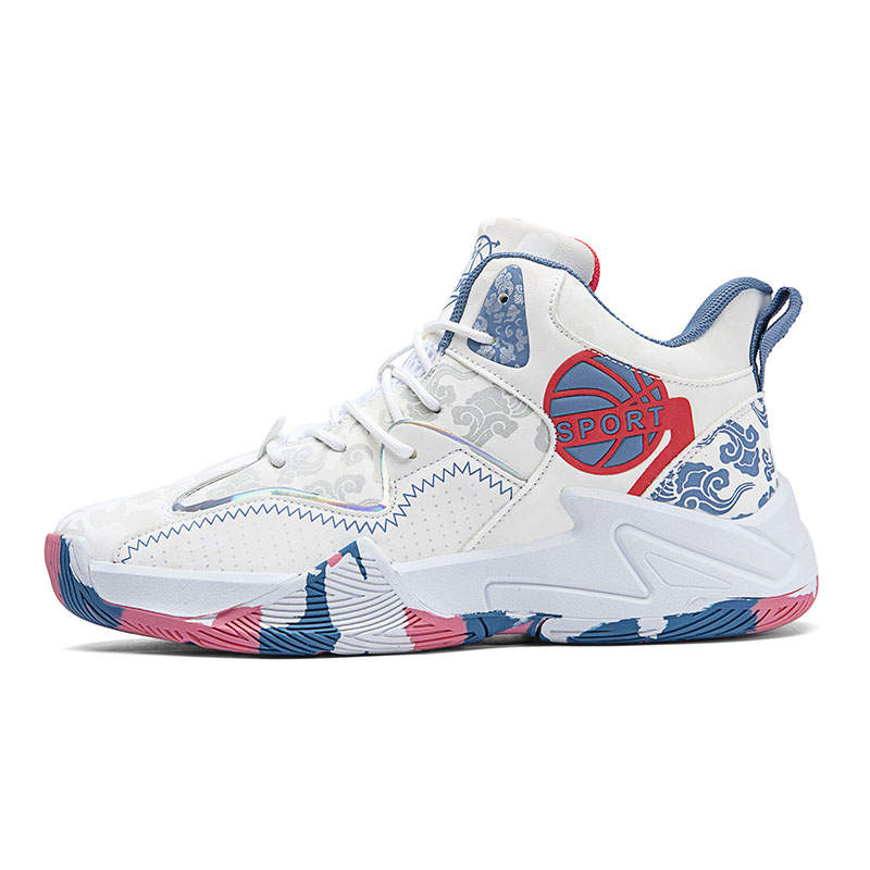 HBRK Lightweight Cushioning Slip Resistant Lightweight Cushioning Slip Resistant Children's Basketball Shoes Teenagers