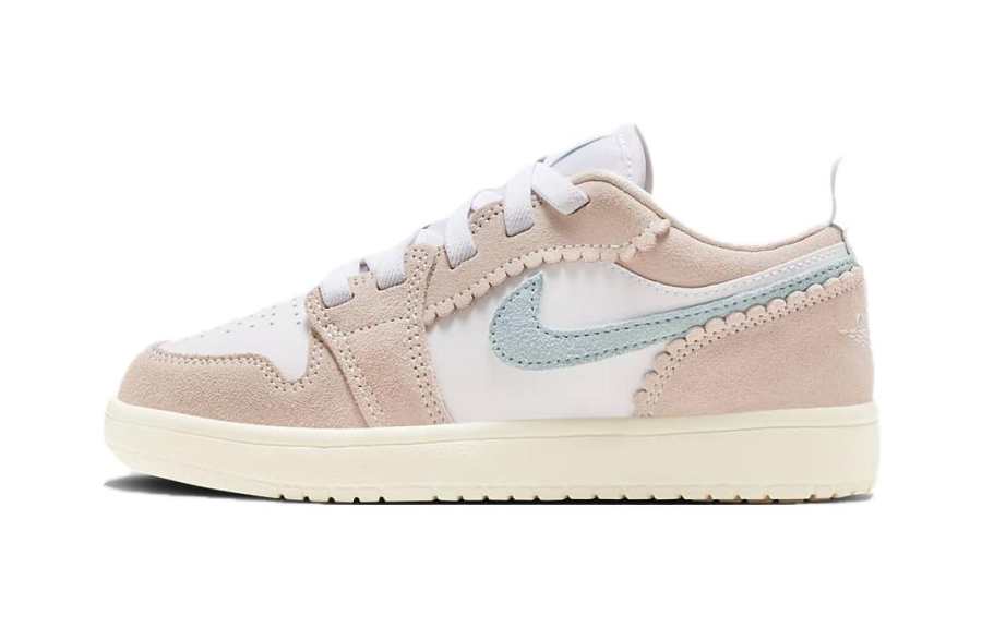 Jordan Jordan Air Jordan 1 Low Alt SE Low top Children's Basketball Shoes Pink Blue White Children Aged 3 7 Years Old