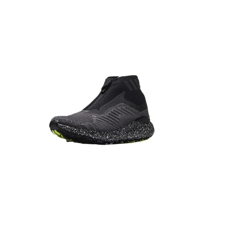 Adidas Adidas AlphaBounce Slip Resistant Abrasion Resistant High top Kids' Running Shoes Black Teenagers