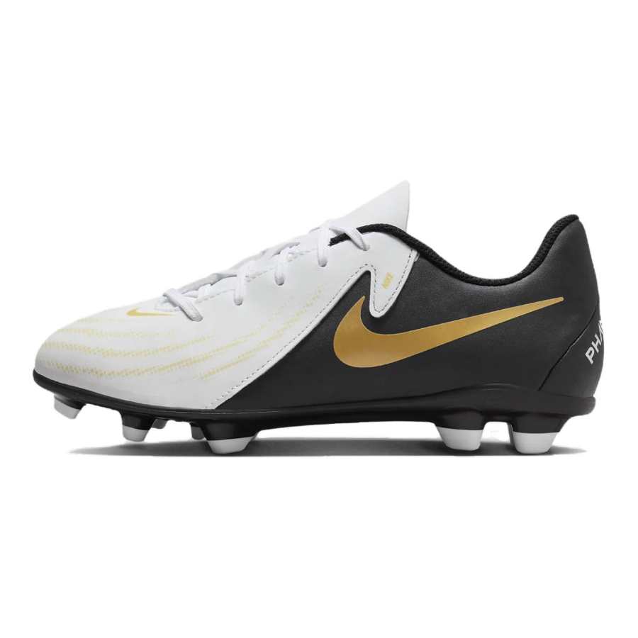 Nike Nike 2 Club Slip Resistant Cushioning Slip Resistant Cushioning Kids' Soccer Shoes White Gold Black Kids'