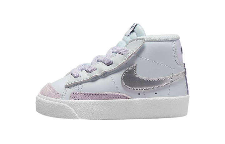Nike Nike Blazer 77 Slip Resistant Abrasion Resistant Abrasion Resistant Mid top Skateboard Shoes White Gray