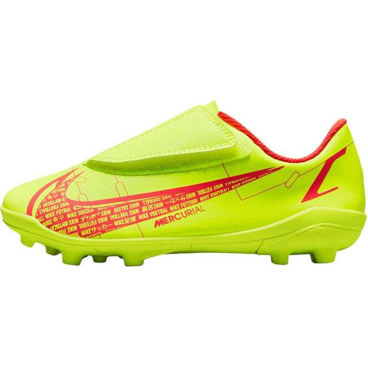 Nike Nike Mercurial Vapor 14 Synthetic Leather Comfortable And Lightweight Low top Kids' Soccer Shoes Neon Green Kids'