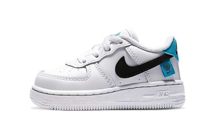 Nike Nike Air Force 1 Worldwide Low top Skateboard Shoes White Black Blue Infant And Toddler